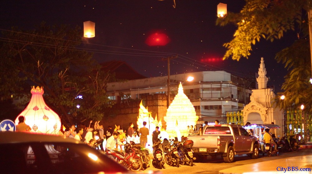 清迈水灯节之清迈街景