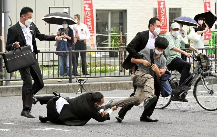 山上徹也被捕现场